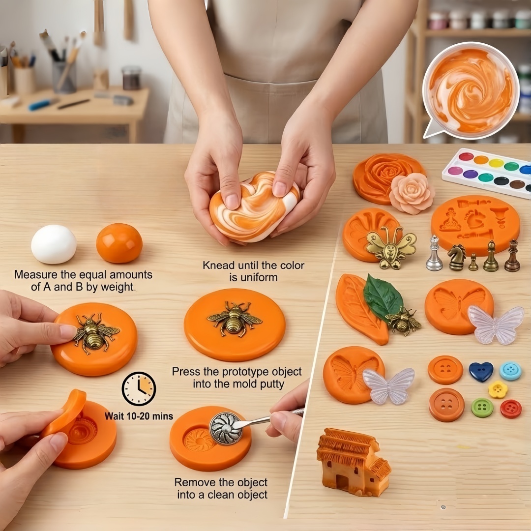 Silicone Putty DIY Crafting Se - огляд і ціна Art Craft Model