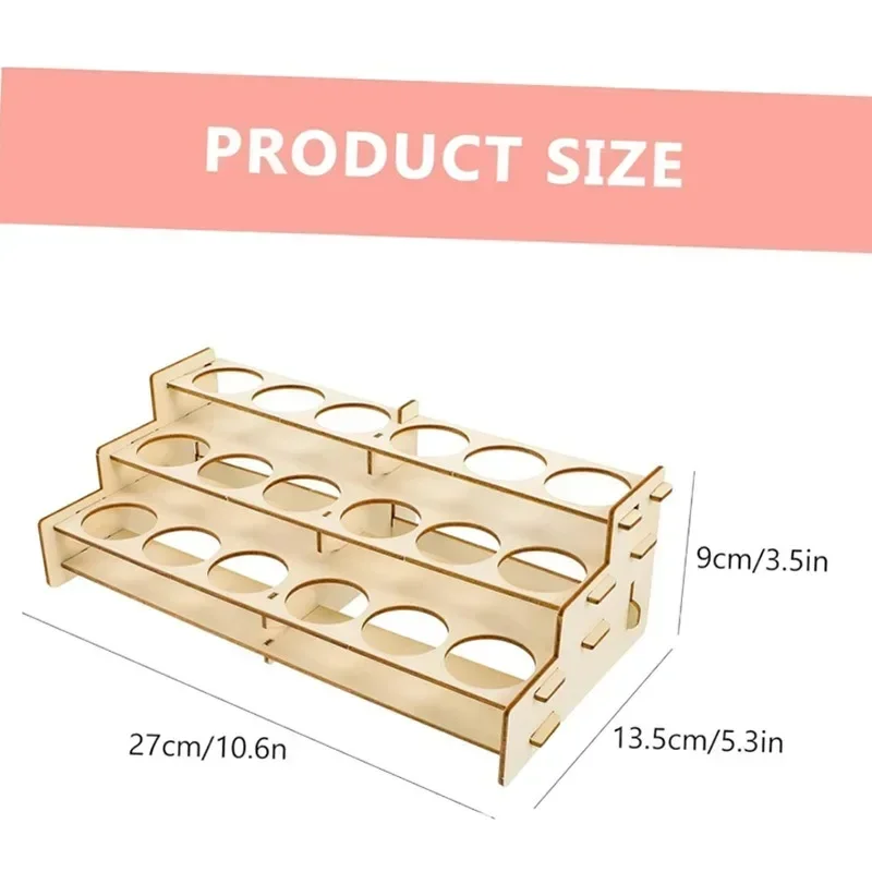Wooden Paint Rack Organizer fo - огляд і ціна Art Craft Display