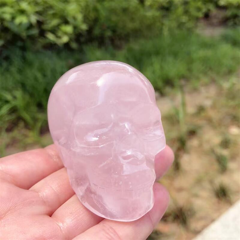 Natural Rose Quartz Skull Carv - огляд і ціна Art Craft Rose