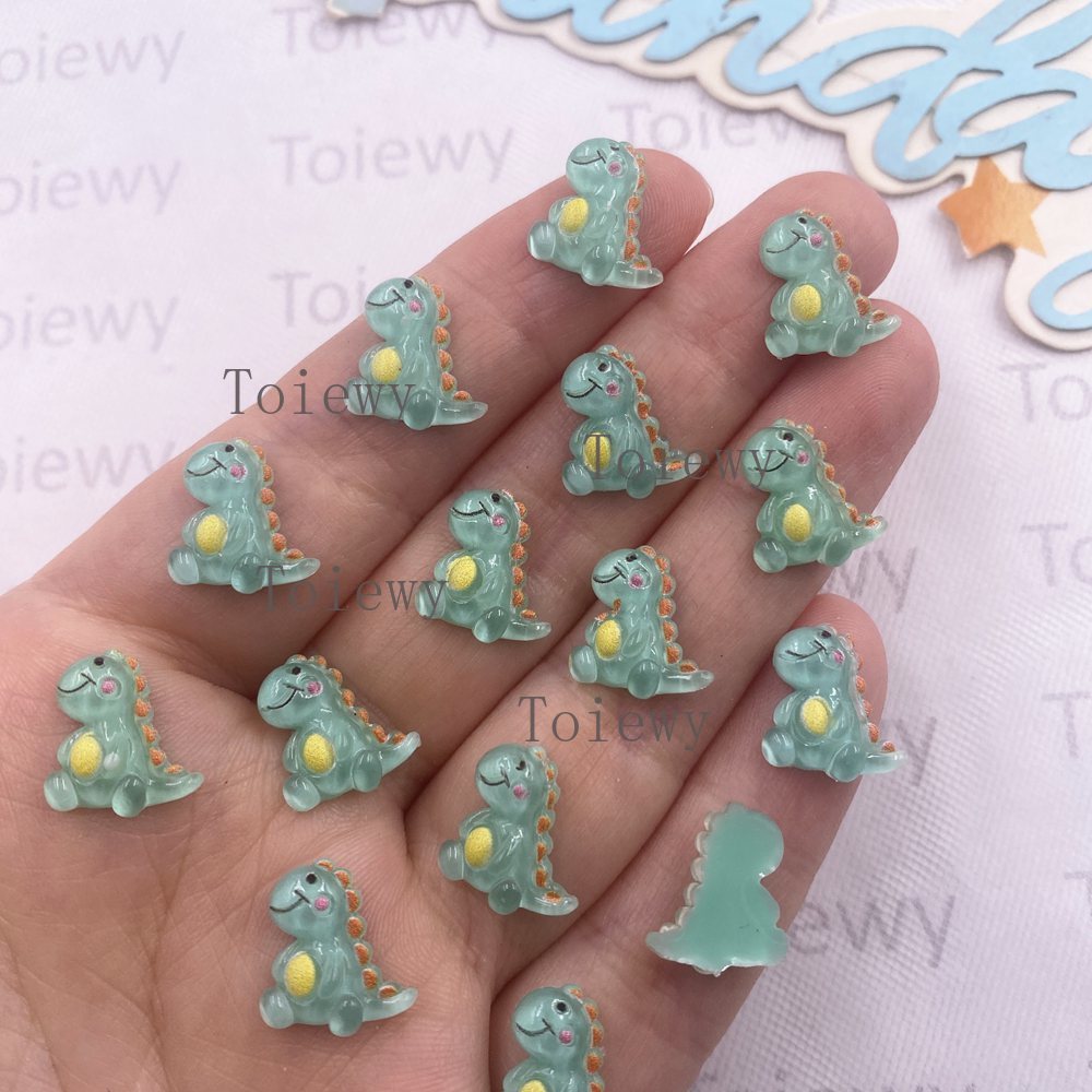 50pcs Mixed Resin Colorful Gli - огляд і ціна Art Craft Dinosaurs