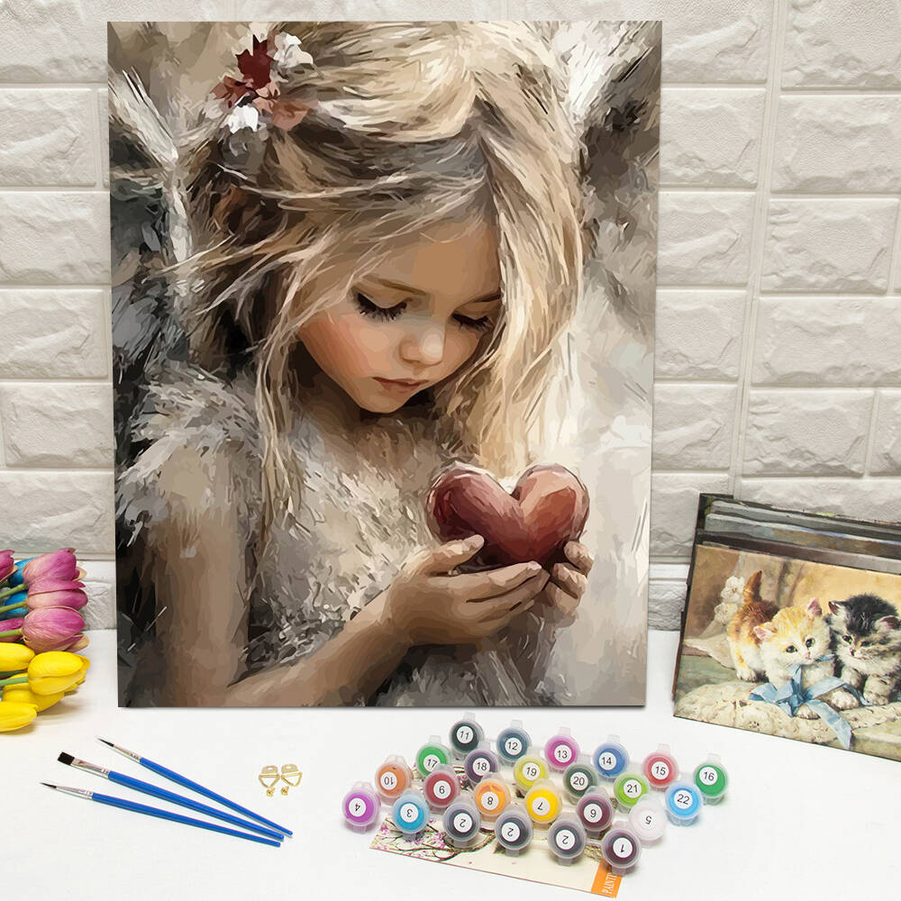Drawing By Numbers Girl Portra - огляд і ціна Art Craft Gifts For Adults