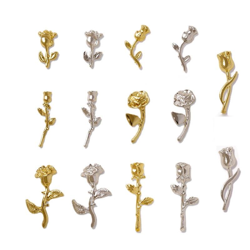 10Pcs 3D Rose Nail Art Ornamen - огляд і ціна Art Craft Rose