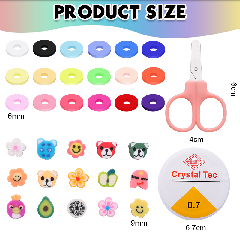Clay Beads Bracelet Making Kit - огляд і ціна Art Craft Clay