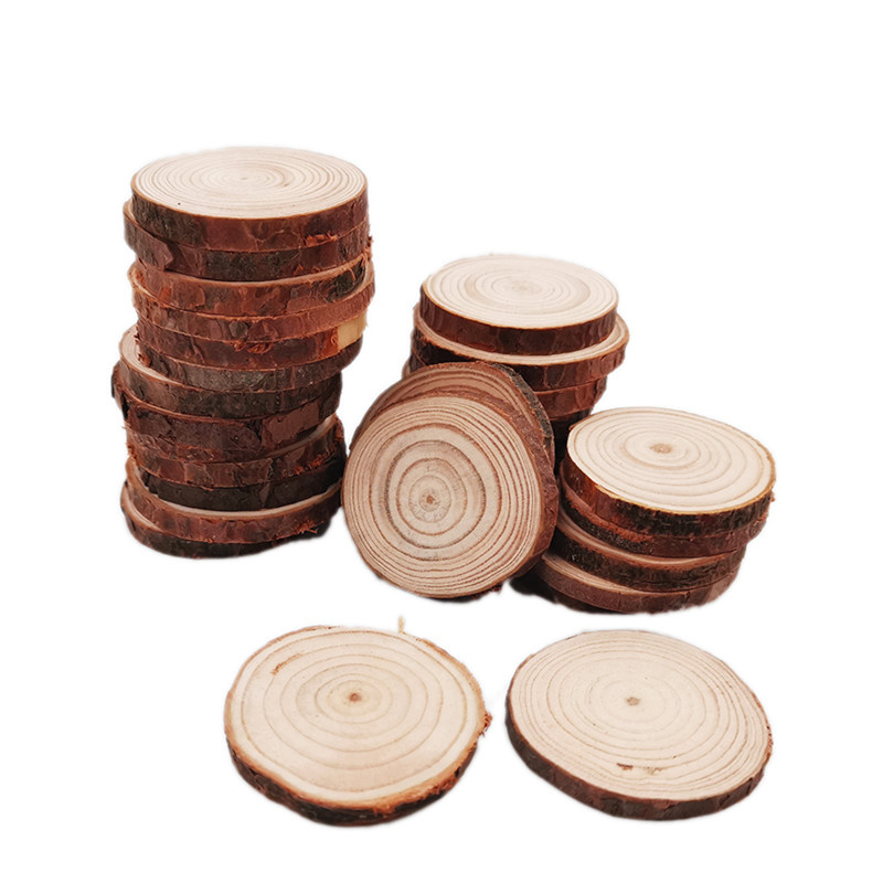 Unfinished Wood Slices Discs C - огляд і ціна Art Craft Tree