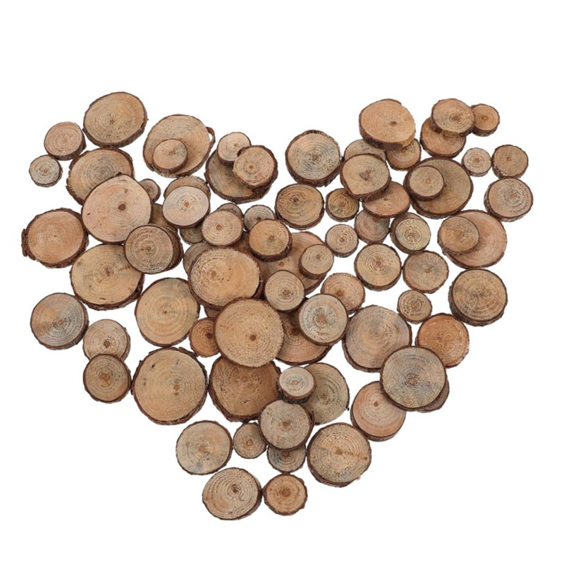 Unfinished Wood Slices Discs C - огляд і ціна Art Craft Tree