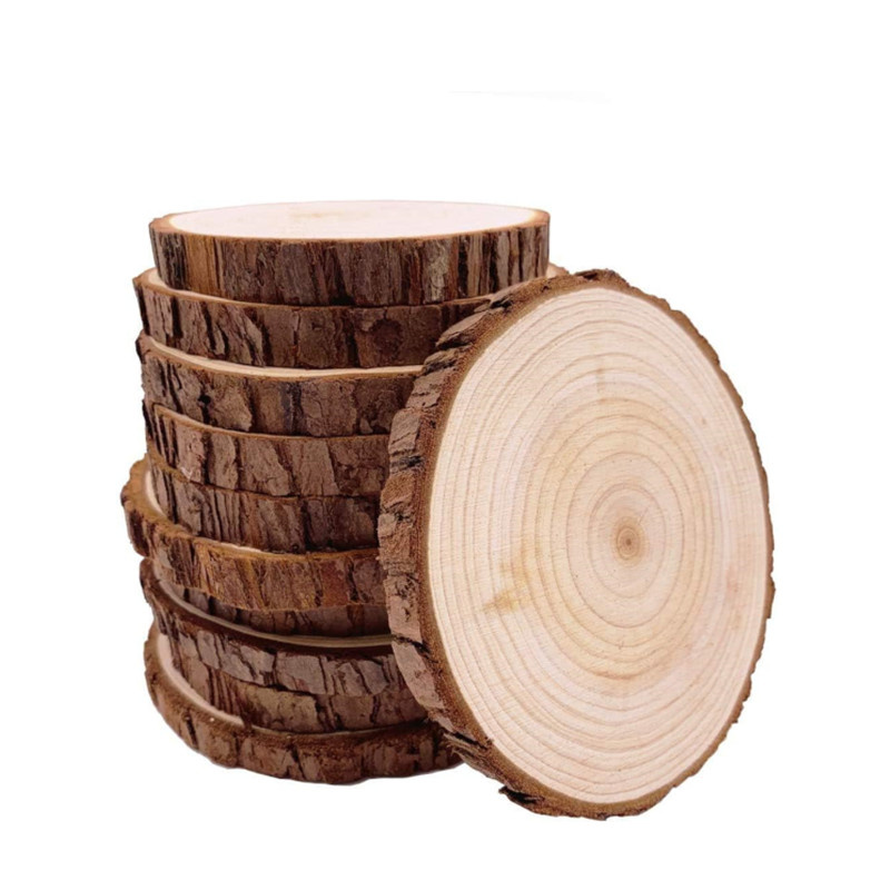 Unfinished Wood Slices Discs C - огляд і ціна Art Craft Tree