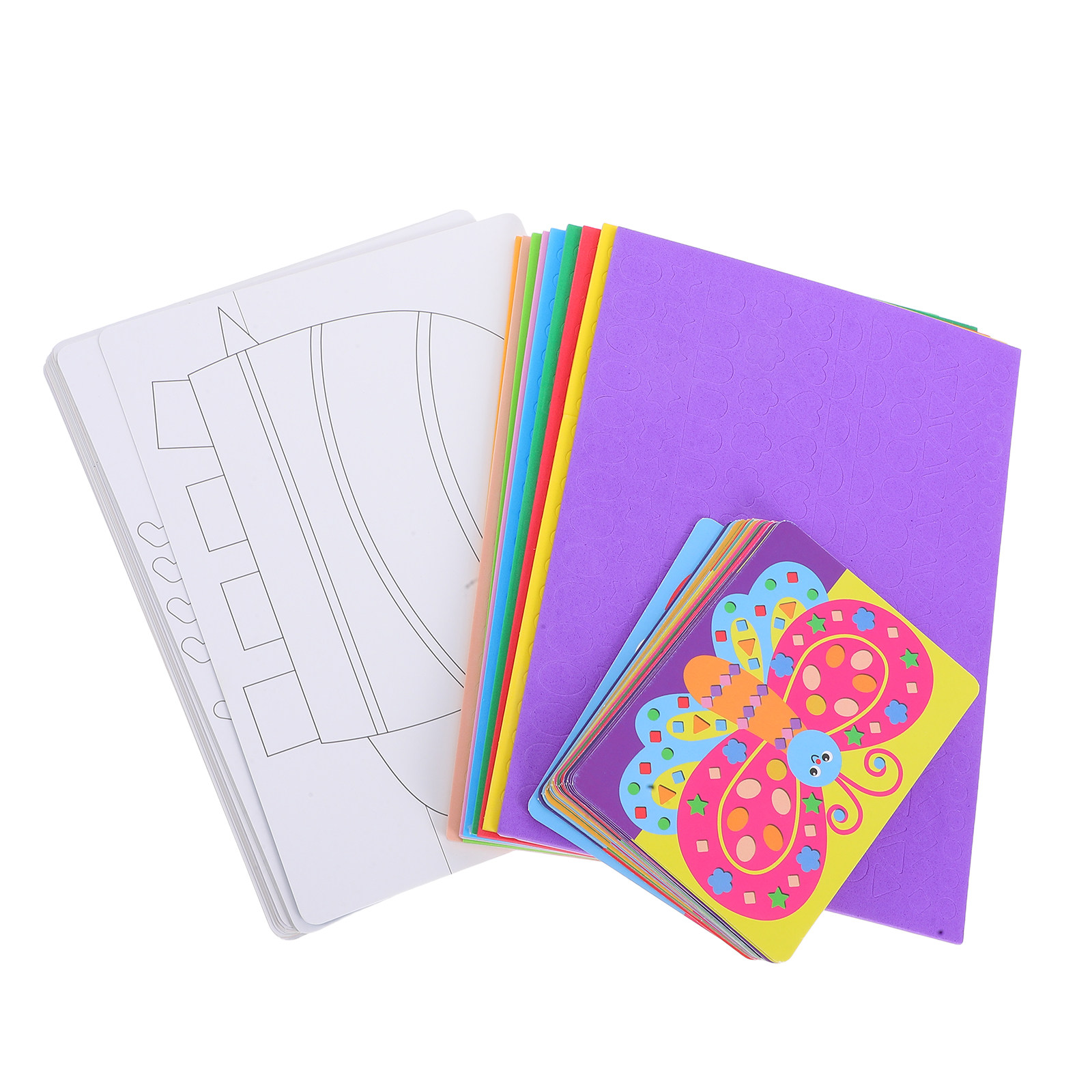 1Set DIY 3D Eva Sticker Kit Ad - огляд і ціна Art Craft Activities For Preschoolers