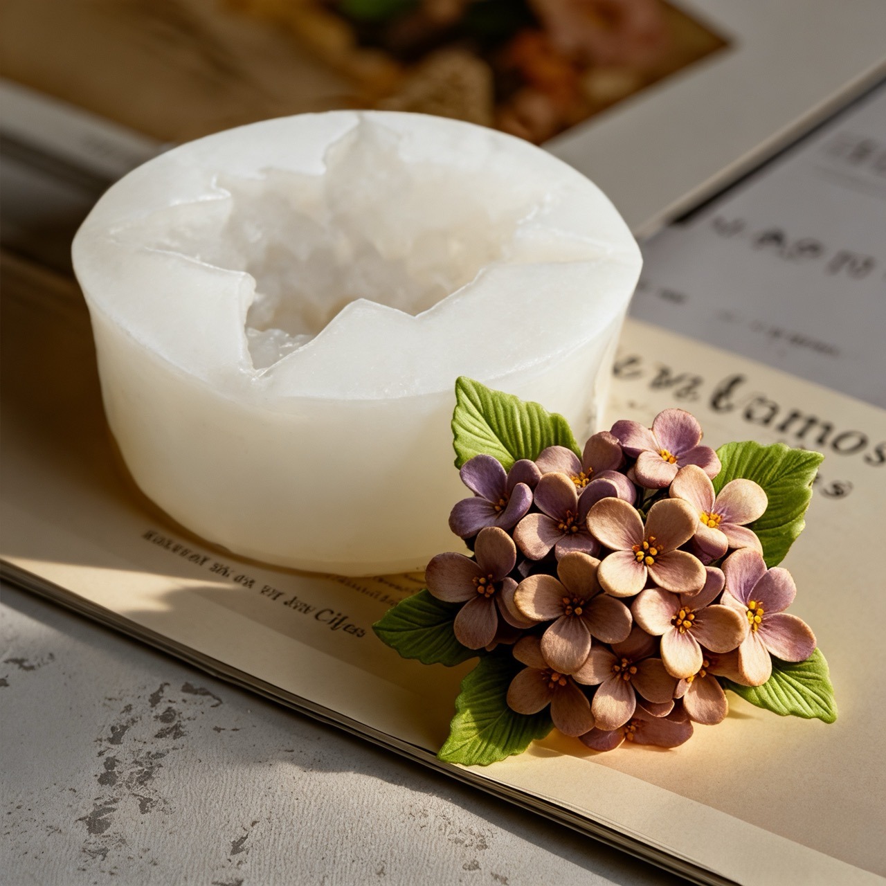 2-Piece 3D Rose and Lilac Sili - огляд і ціна Art Craft Rose