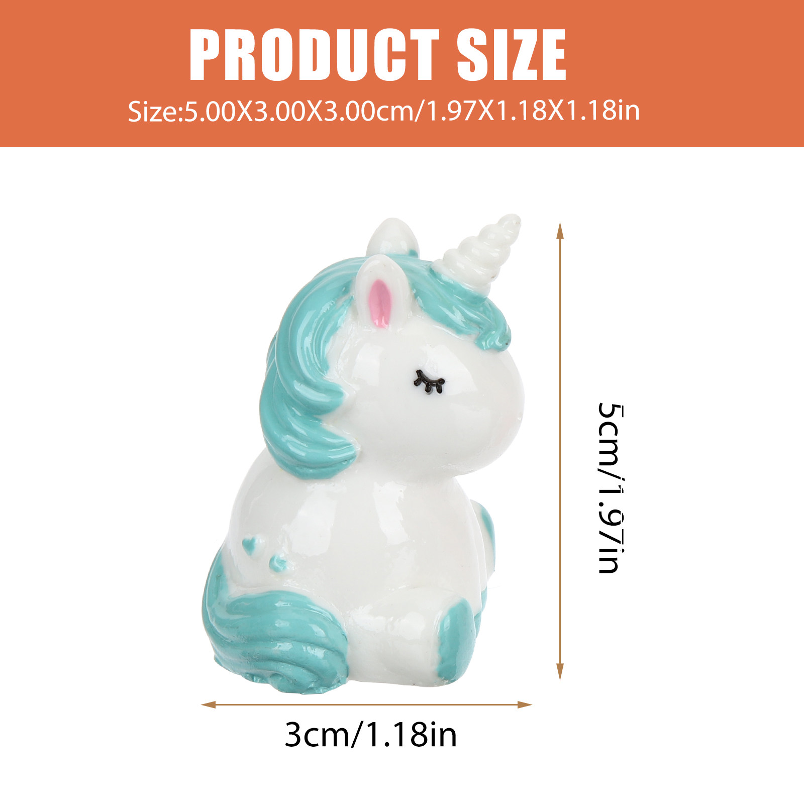 6Pcs Mini Unicorn Resin Crafts - огляд і ціна Art Craft Unicorn