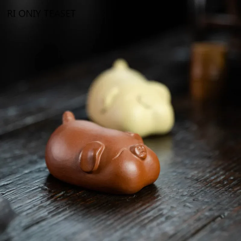 Yixing Handmade Cute Pig Statu - огляд і ціна Art Craft Clay