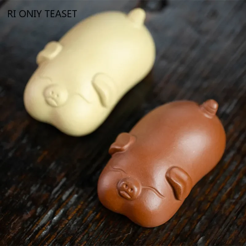 Yixing Handmade Cute Pig Statu - огляд і ціна Art Craft Clay