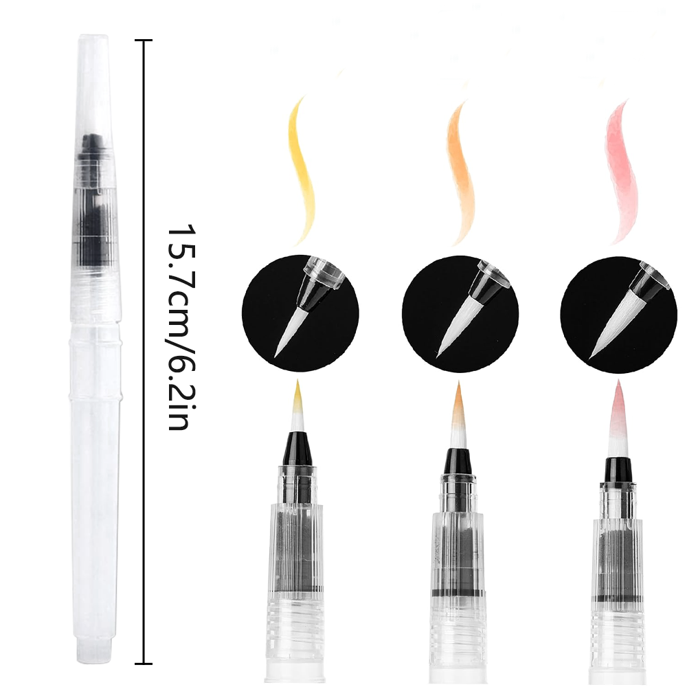 3/36PCS Water Brush Pen, Refil - огляд і ціна Gouache Paint Set
