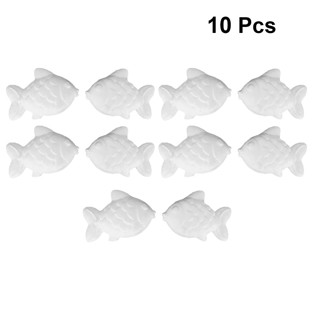 10Pcs Foam Fish DIY Craft Whit - огляд і ціна Art Craft Activities For Preschoolers