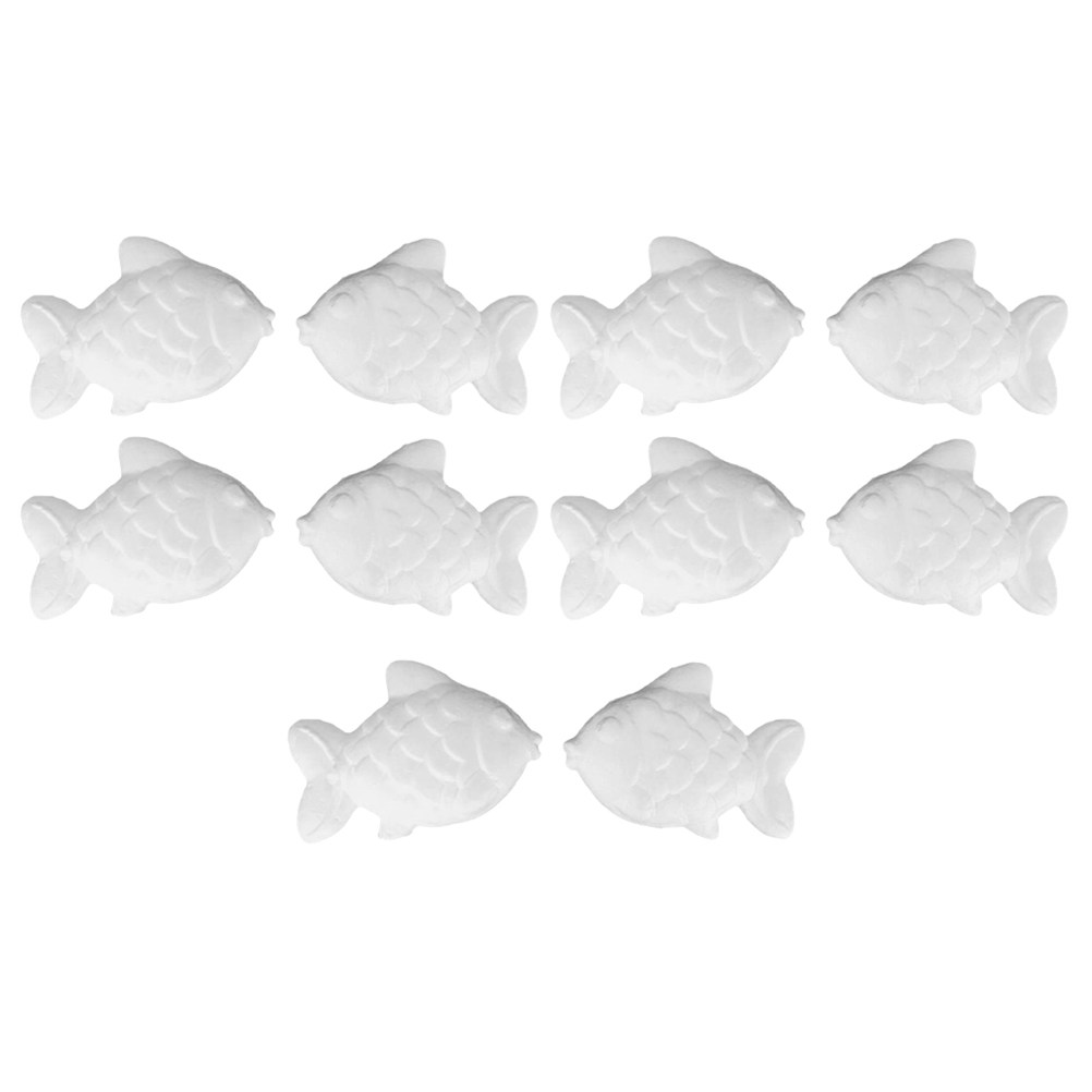 10Pcs Foam Fish DIY Craft Whit - огляд і ціна Art Craft Activities For Preschoolers