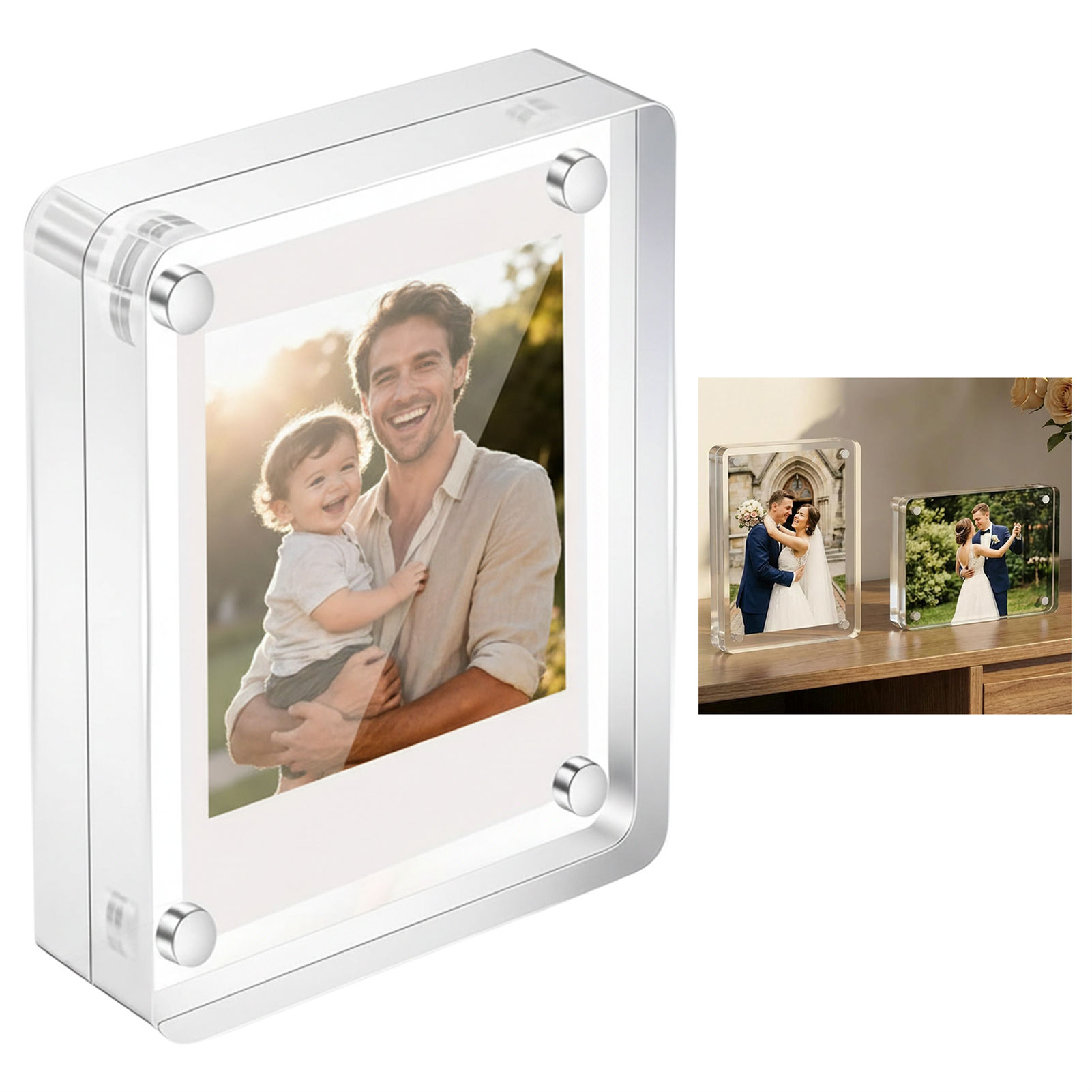 Acrylic Magnetic Photo Frame 2 - огляд і ціна Art Craft Display