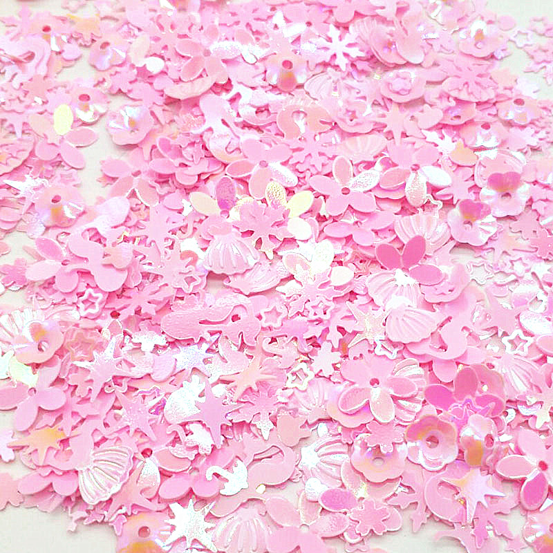 10g Pink Sequins Mix Sequin fo - огляд і ціна Art Craft Unicorn