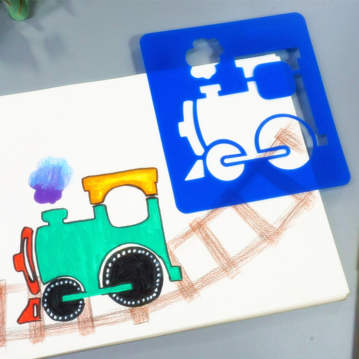 12Pcs Cartoon Drawing Template - огляд і ціна Art Craft Activities For Preschoolers