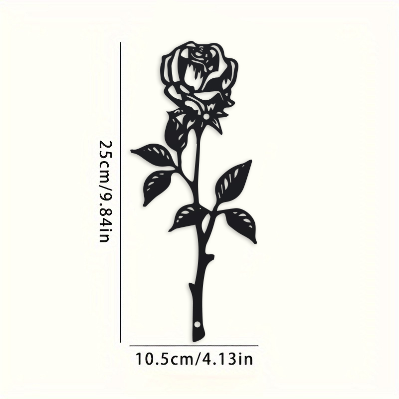 1pc Metal  Art Deco Rose Wall  - огляд і ціна Art Craft Rose