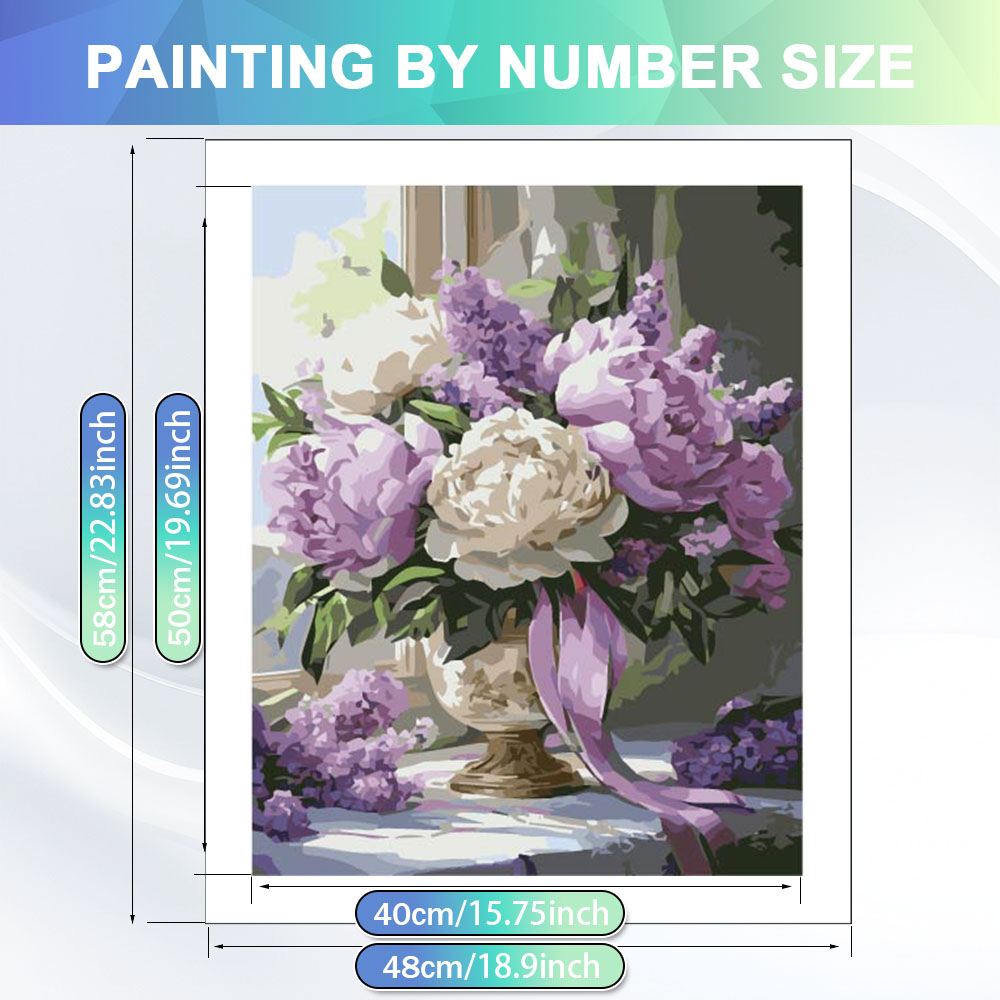 HUACAN Painting By Numbers Adu - огляд і ціна Art Craft Rose
