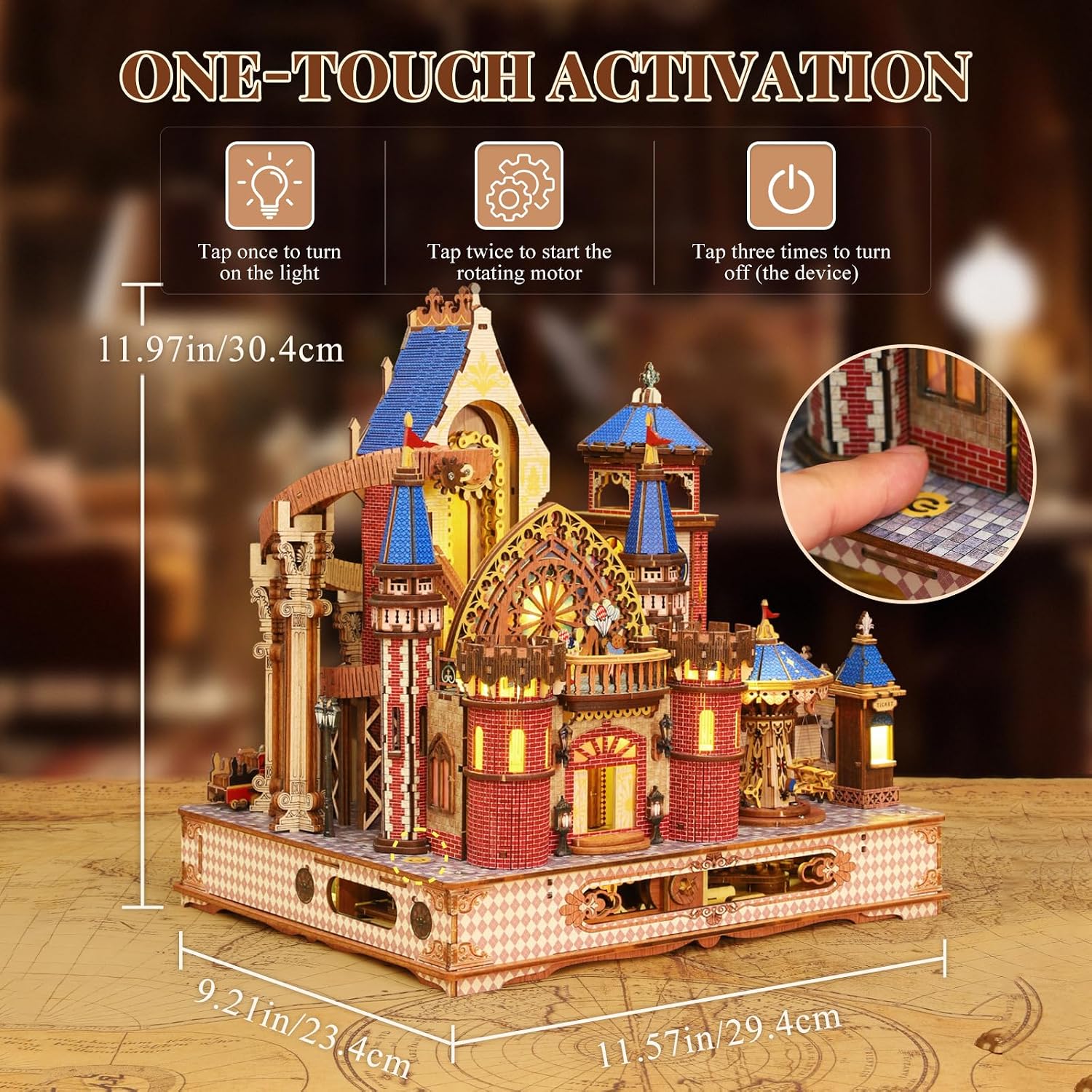 DIY 3D Wooden Puzzles for Adul - огляд і ціна Art Craft Gifts For Adults
