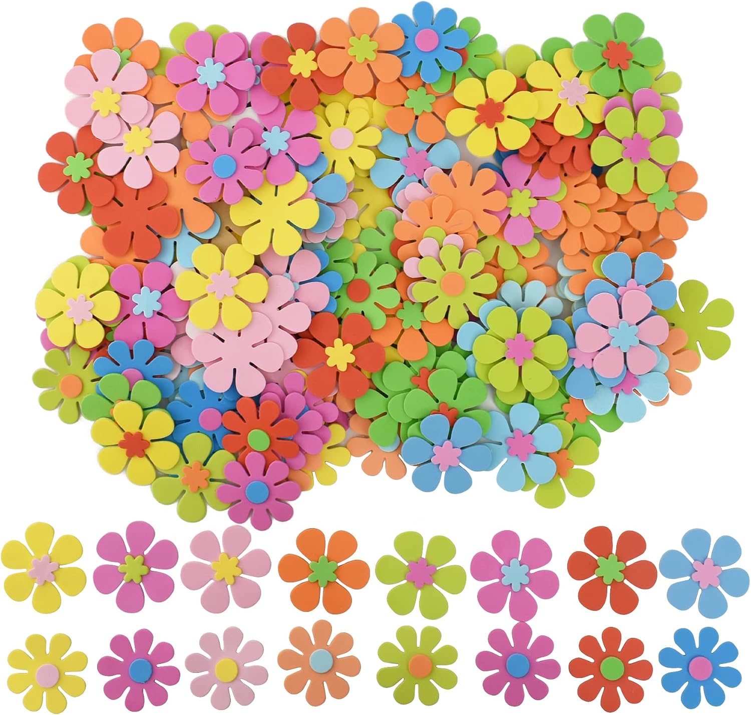 100PCS New mix 3D flower foam  - огляд і ціна Art Craft Activities For Preschoolers