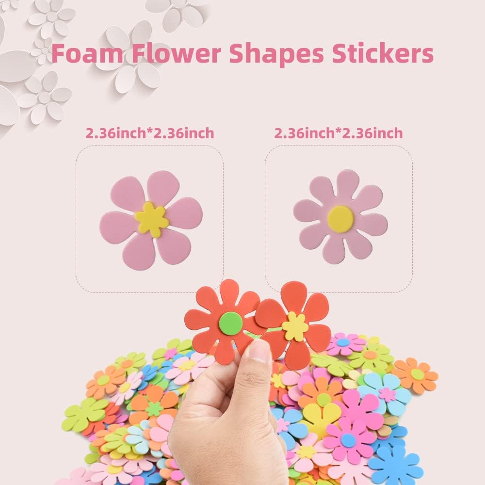 100PCS New mix 3D flower foam  - огляд і ціна Art Craft Activities For Preschoolers