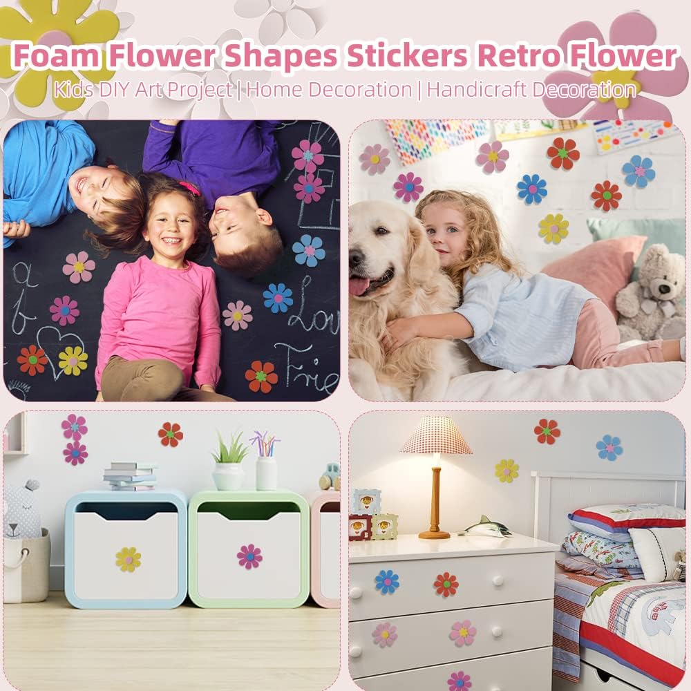 100PCS New mix 3D flower foam  - огляд і ціна Art Craft Activities For Preschoolers
