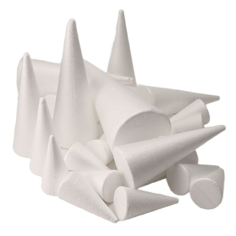 24Pack Foam Tree Cones For Art - огляд і ціна Art Craft Tree