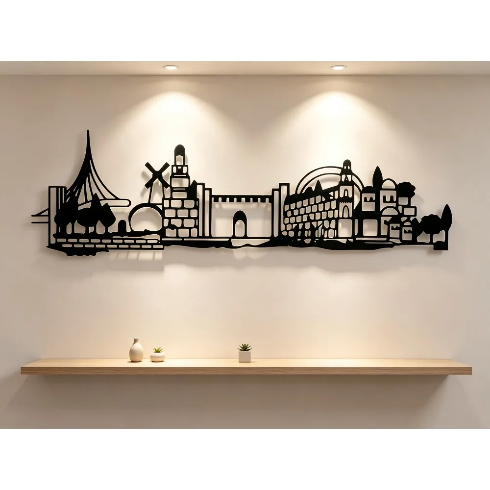 CIFBUY Iron Wall Art Jerusalem - огляд і ціна Art & Craft Kids Salon