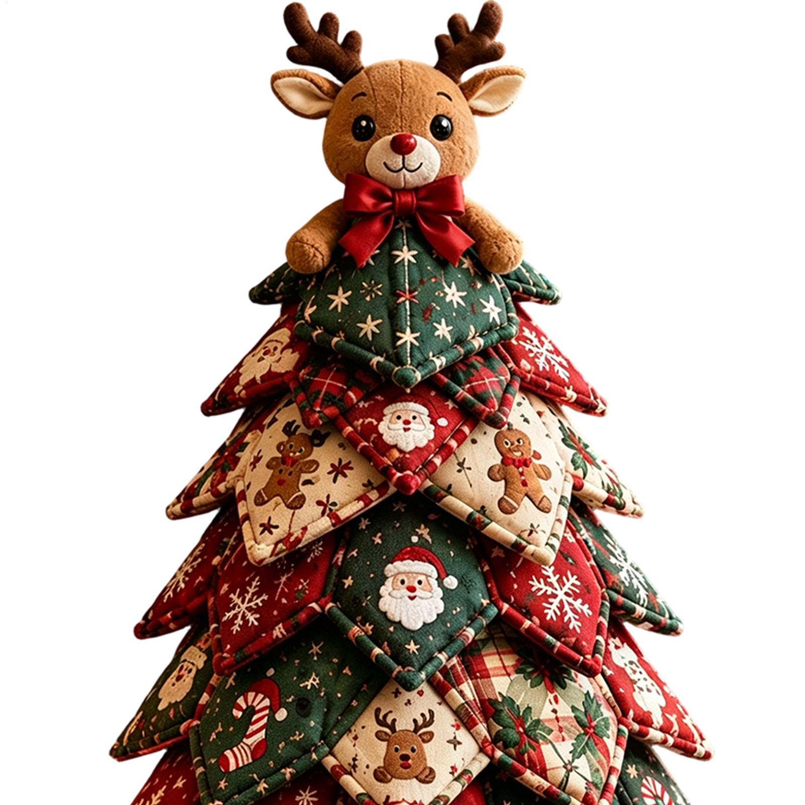 Christmas Quilted Fabric Tree  - огляд і ціна Art Craft Tree