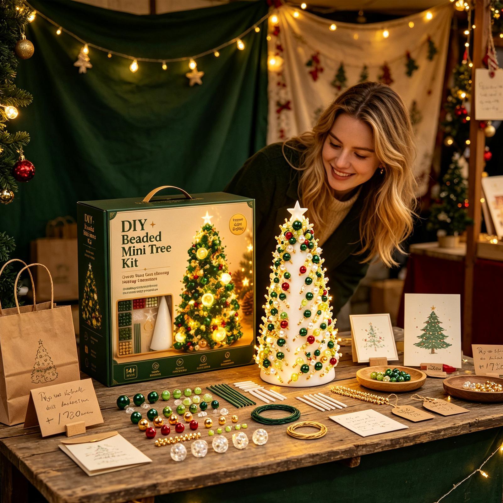 Beaded Christmas Tree Kit DIY  - огляд і ціна Art Craft Tree