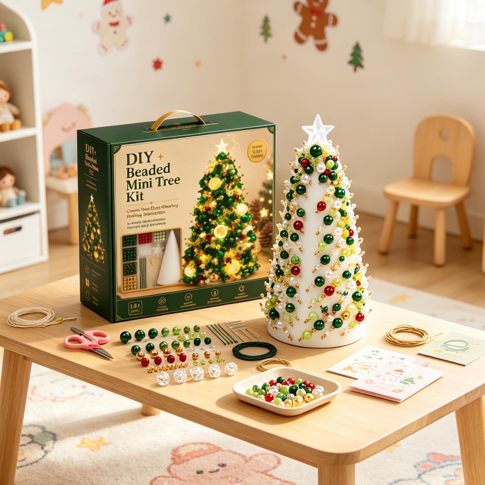 Beaded Christmas Tree Kit DIY  - огляд і ціна Art Craft Tree