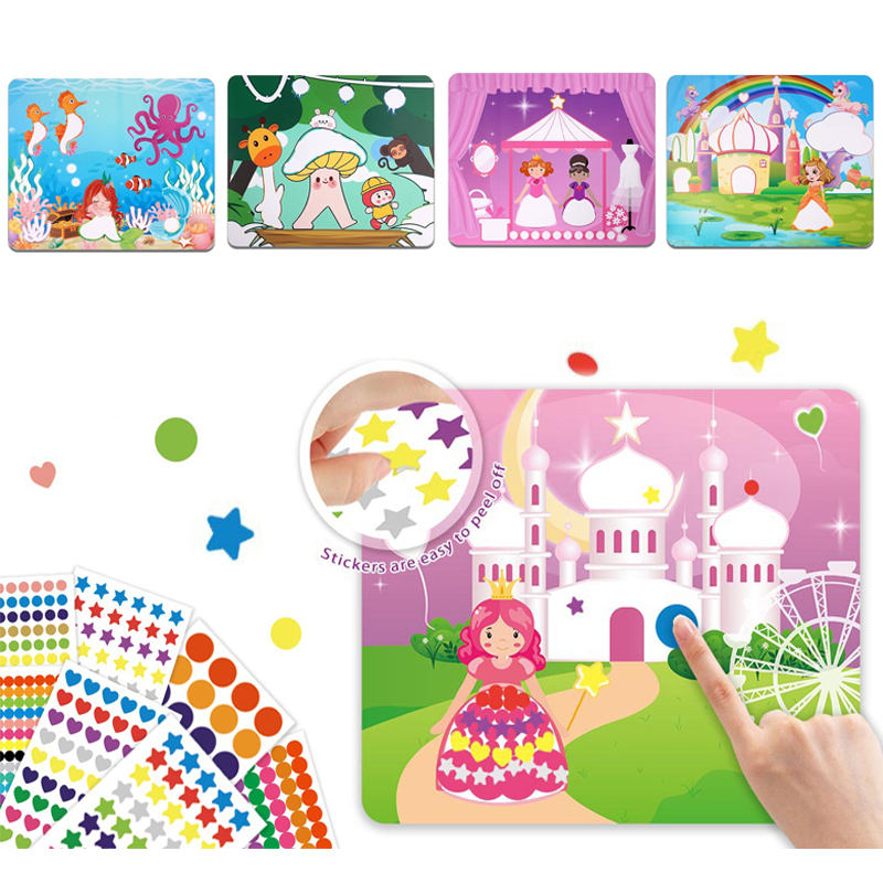 Unicorns Princesses Dot Sticke - огляд і ціна Art Craft Activities For Preschoolers