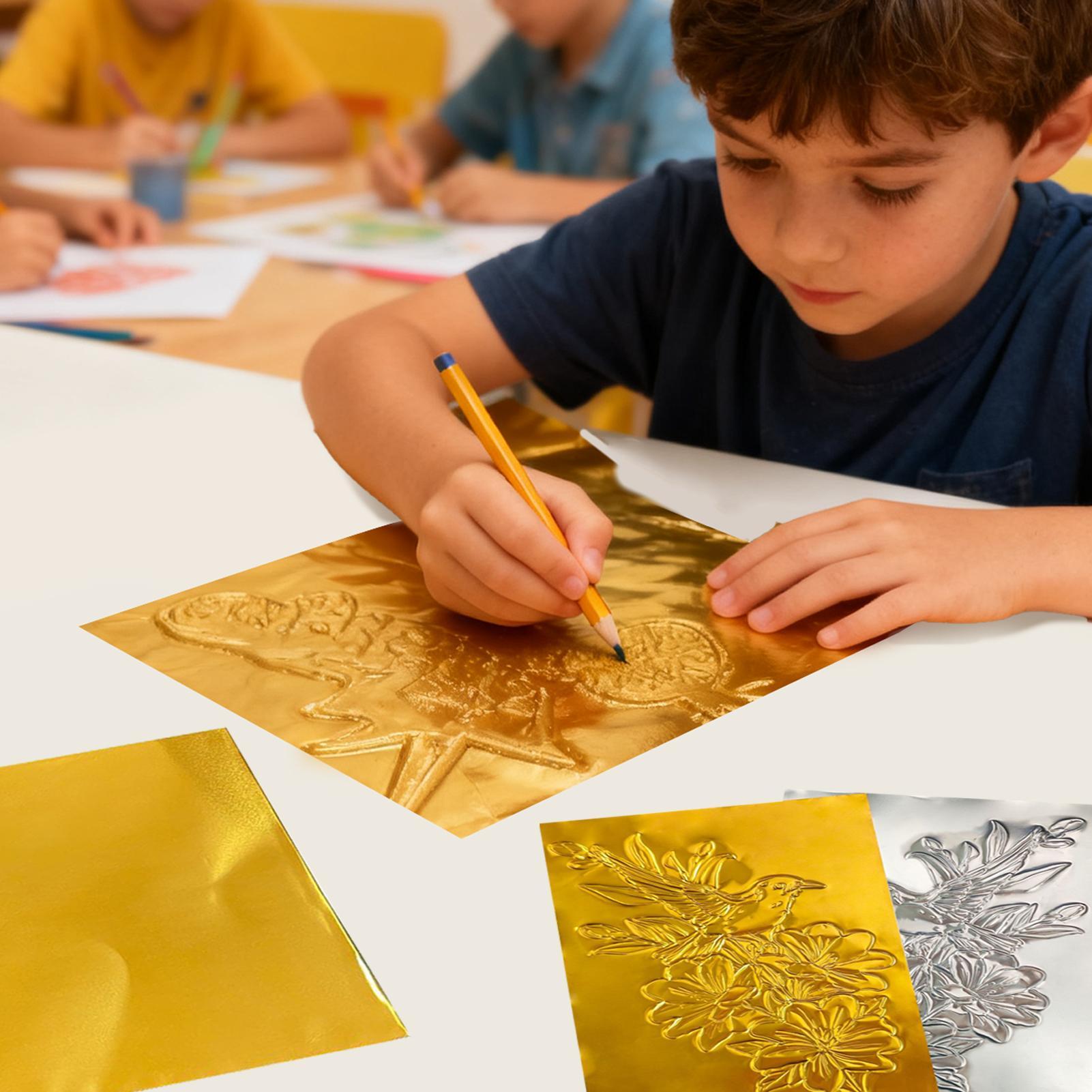 Foil Paper For Crafts 100 Piec - огляд і ціна Art Craft Painting