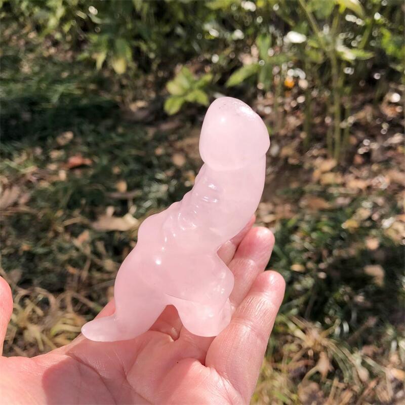 1PCS Natural Rose Quartz Carto - огляд і ціна Art Craft Rose