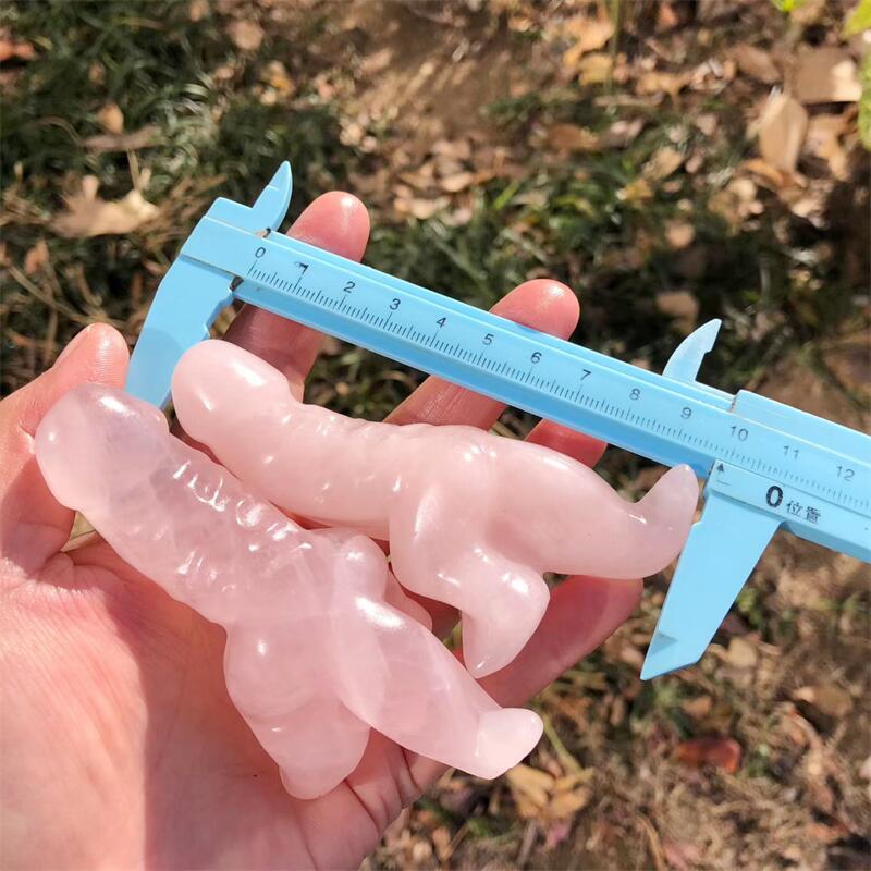 1PCS Natural Rose Quartz Carto - огляд і ціна Art Craft Rose
