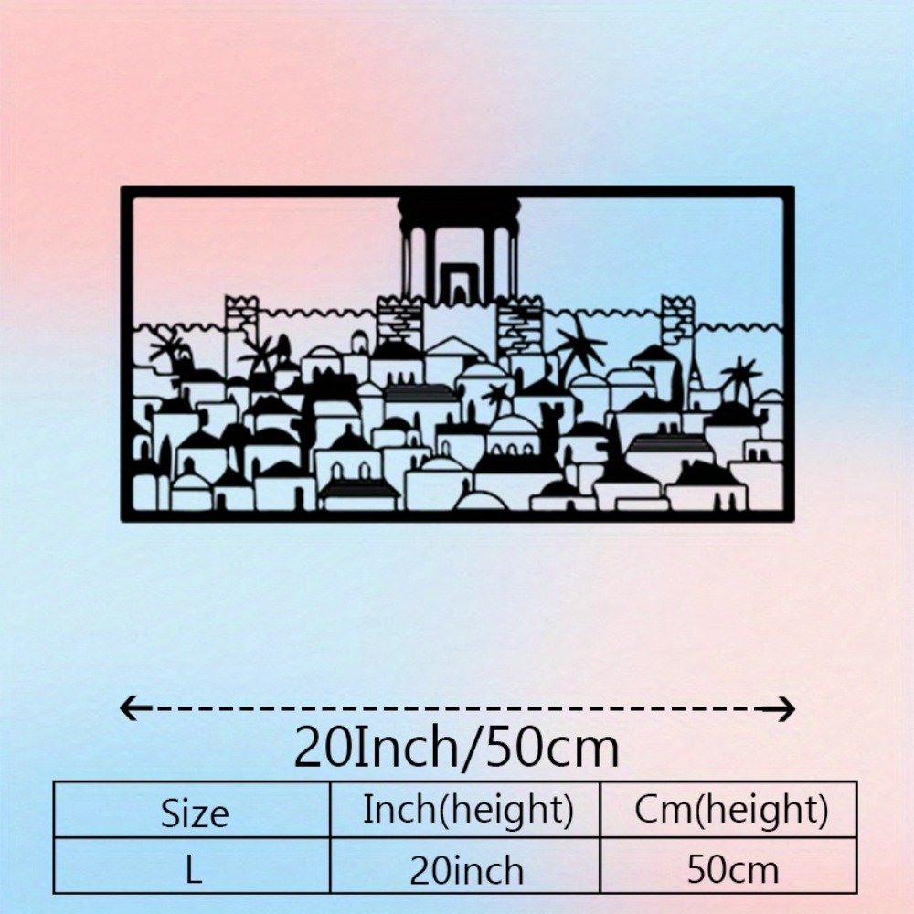 CIFBUY Metal Wall Art Jerusale - огляд і ціна Art & Craft Kids Salon